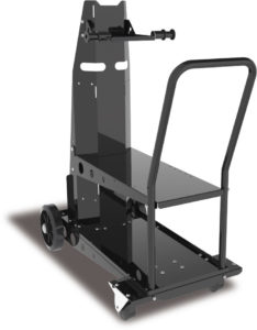 Hitsauslaitevaunu kahdelle laitteelle