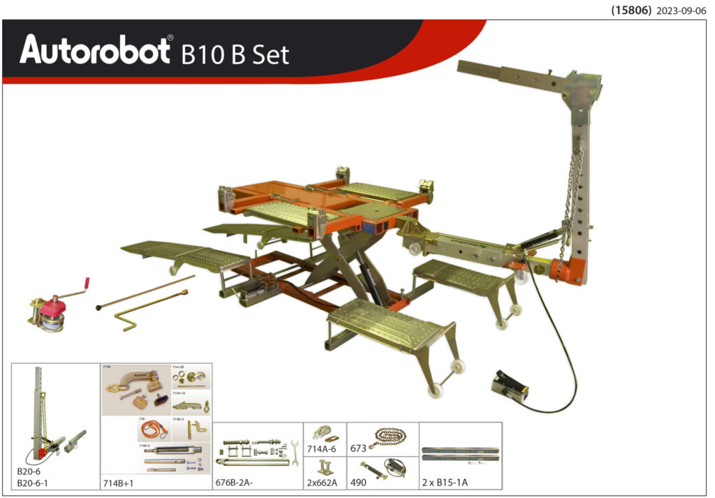 Autorobot B10 collision repair system equipment