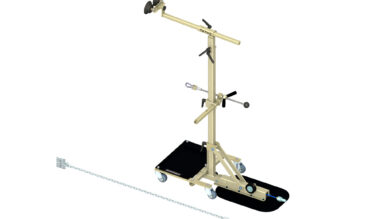 Drawing of complete vacuum anchor set