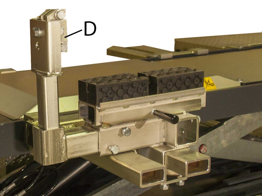 Support beam system of car collision repair system